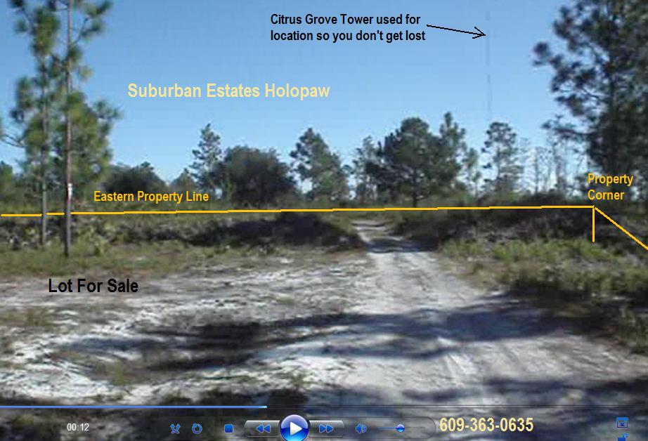 Suburban Estates Camp lot for sale Holopaw